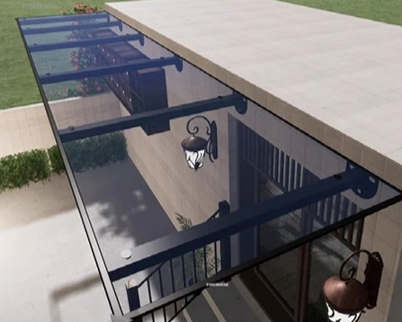 Adhesive/Bolted Supported Canopies
